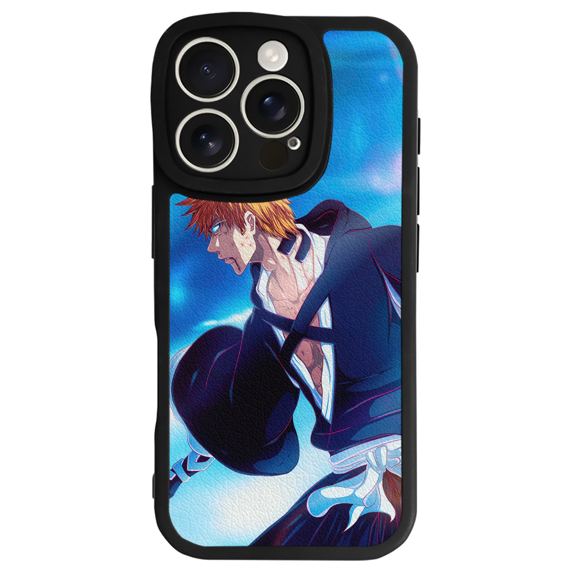 （画像用） ブリーチ BLEACH 【iPhone 16シリーズ対応】シリコンスマホケース（レザー調） 材質：シリコン